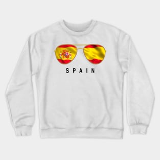 Spain Sunglasses, Spain Flag, Spain gift , Swedish, Swede, Crewneck Sweatshirt